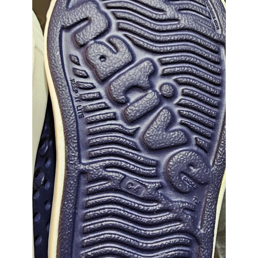 NWT‎ Native Baby Regatta Blue Shell White Jefferson Shoes C4 Boys Girls